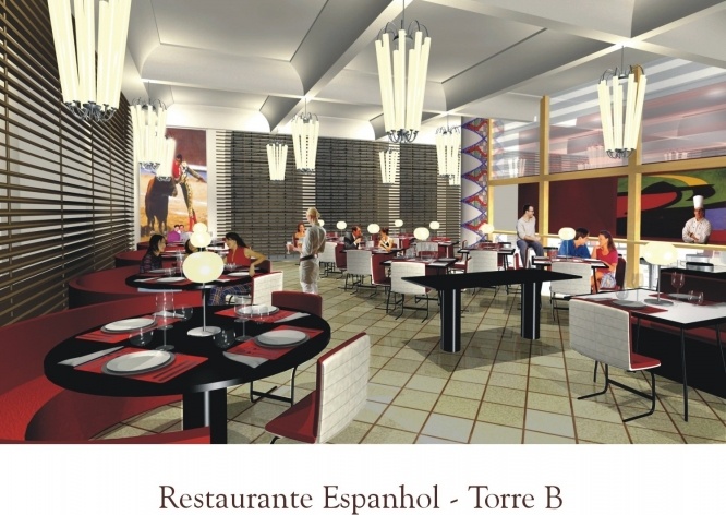 Restaurante Espanhol. Torre B<br />Imagem do autor do projeto 
