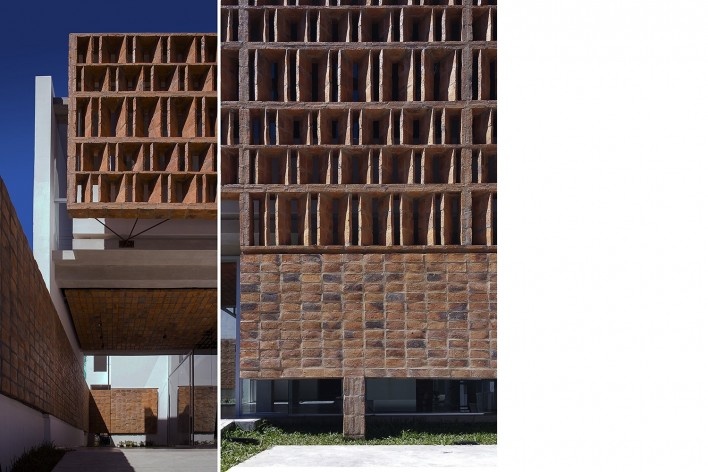 Clínica Médica/Vivienda, Asunción, Paraguay, 2016. Arquitectos Luis Alberto Elgue Sandoval y Cecilia María Alejandra Román Alvarenga / Elgue y Asociados<br />Foto divulgación  [Colección Elgue y Asociados]