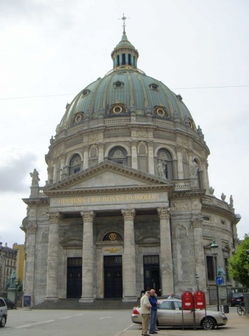 Igreja de Mármore, Copenhague, Dinamarca<br />Foto Cristina Meneguello 