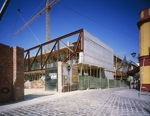 Edificio em contrução<br />Imagem dos autores do projeto 