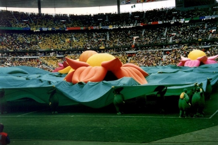 Festa de abertura da Copa do Mundo de 1998<br />Foto Pedro Gorski 