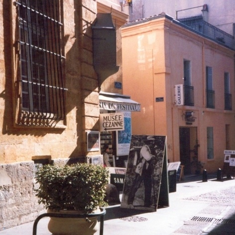 Nos passos de Cézanne em Aix-em-Provence, 1994<br />Foto Angela Moreira 