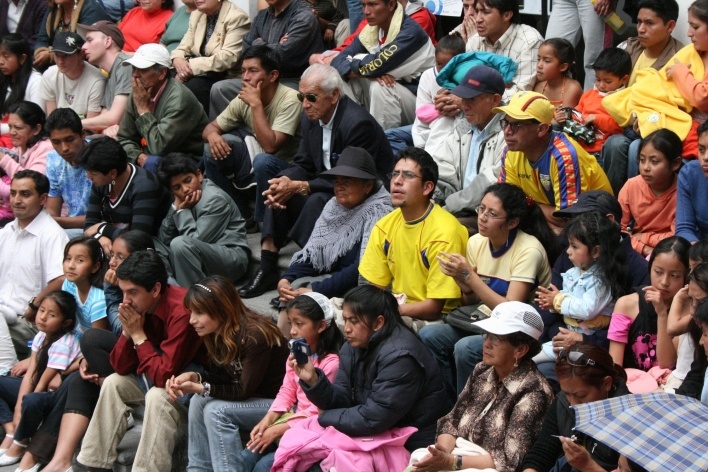 Habitantes de Quito, Equador<br />Foto Silvana Romano 