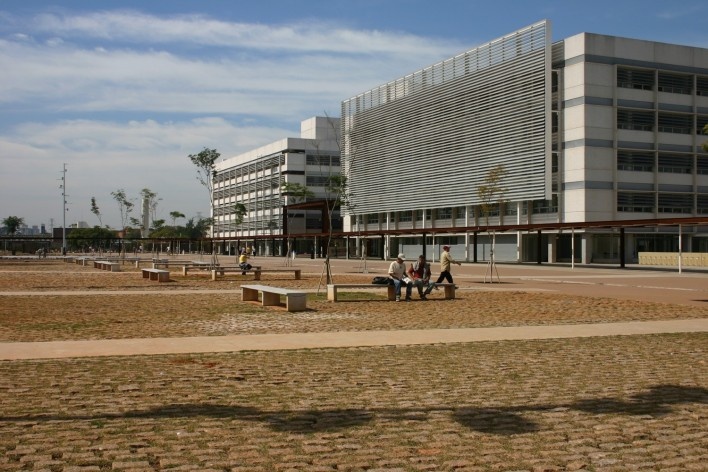 Aflalo & Gasperini Arquitetos. Parque da Juventude, Edifícios institucionais, São Paulo<br />Foto Nelson Kon 