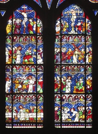 Vitral da Catedral de Notre-Dame de Strassbourg<br />Foto Victor Hugo Mori 