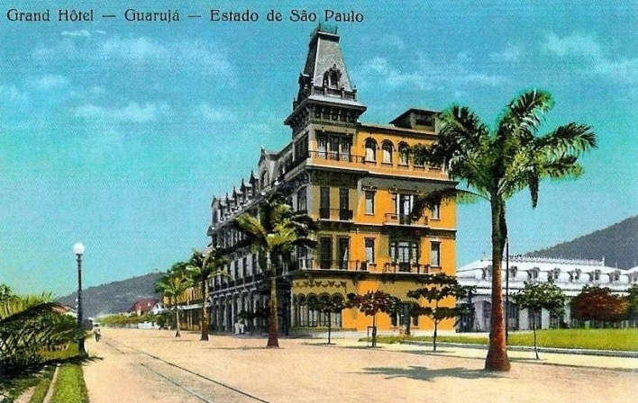 Grand Hotel Guarujá, cartão postal da época da construção