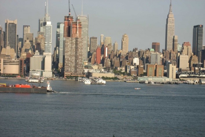 Vista desde New Jersey, Nova York<br />foto Roberto Segre 