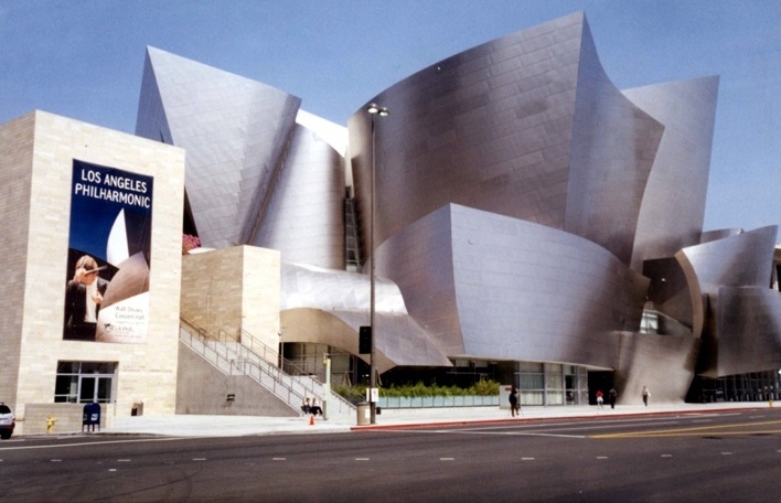 Disney Hall, Los Angeles. Arquiteto Frank Gehry<br />Foto George Ribeiro 