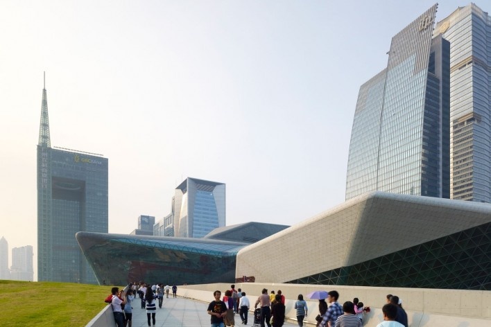 Guangzhou Opera House<br />foto Iwan Baan  [Zaha Hadid Architects]