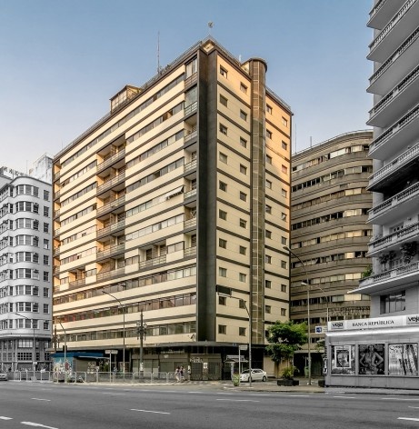 Edifícios Esther e Arthur Nogueira, São Paulo, 1934/1938. Arquitetos Álvaro Vital Brazil e Adhemar Marinho<br />Foto Rafael Schimidt  [Fotoarquitetura]