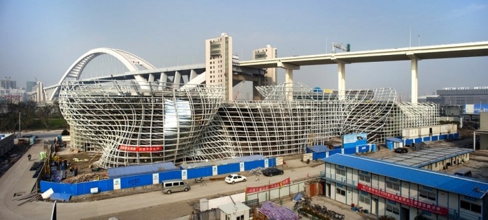 Spanish Pavilion for Shanghai World Expo 2010<br />Photo Shen Zhonghai / KDE  [Miralles-Tagliabue EMBT]