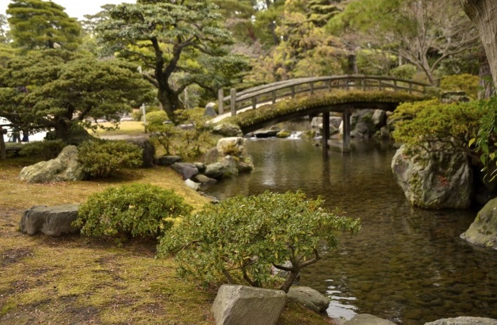 Palácio imperial, jardim, Kyoto<br />Foto Roberto Abramovich 