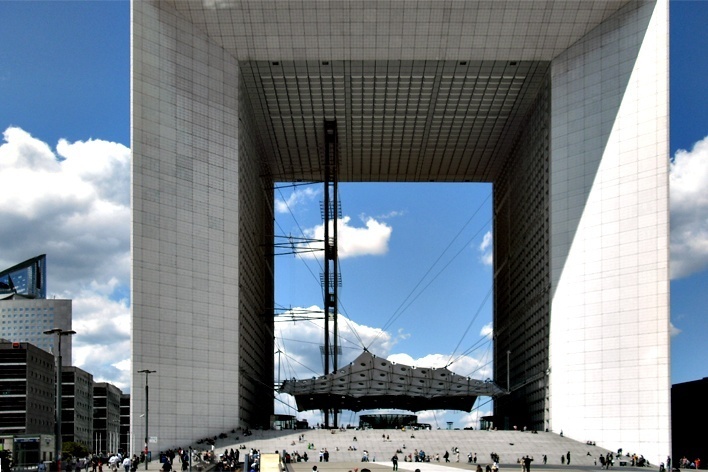 Grande Arco de La Défense<br />Foto Maurício Azenha 