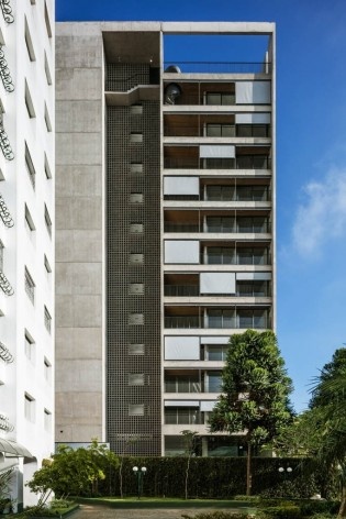 Residencial Huma Klabin, Vila Mariana, São Paulo, 2016, escritório UNA Arquitetos<br />Foto Nelson Kon 