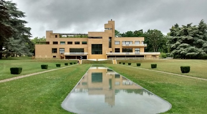 Villa Cavrois, elevação sul, Roubaix, França. Arquiteto Mallet-Stevens<br />Foto Silvia Zakia, julho 2017 