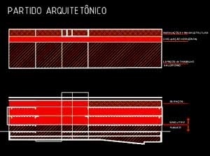 Esquema do Partido Arquitetonico, Vazios e Ventilação/Iluminação<br />Imagem dos autores do projeto 