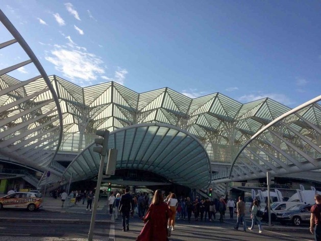 Estação do Oriente, Lisboa, arquiteto Santiago Calatrava<br />Foto Anita Di Marco 