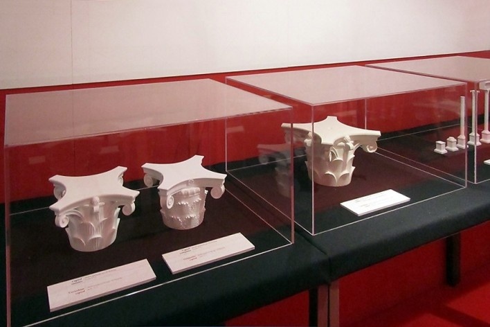 A exposição Alberti Digital, com modelos produzidos por técnicas de 3D-printing e Fusion Deposition Modeling<br />Foto Gabriela Celani 