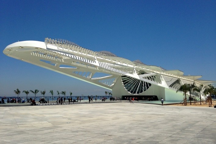 Museu do Amanhã, Praça Mauá, Rio de Janeiro. Arquiteto Santiago Calatrava<br />Foto Fausto Sombra 