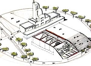 Complexo de lazer, abrigando seis salas de cinema e uma praça de alimentação com cafés e restaurantes, articulados com o edifício existente da antiga Estação Ferroviária