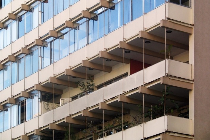 Edifício em São Paulo<br />Foto Abilio Guerra 