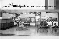 Propaganda da The RCA Whirlpool Miracle Kitchen, da empresa norte-americana WhirlpoolImagem divulgação  [Whirlpool Corporation]