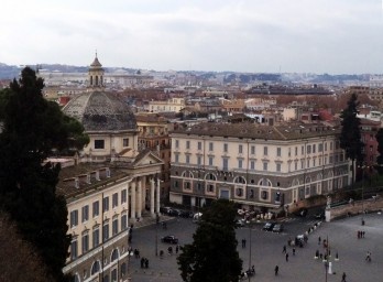 La Piazza del Popolo, Roma