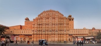 Hawa Mahal, ou Palácio dos Ventos, em Jaipur, Índia