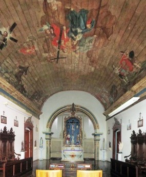 Capela privativa das freiras no Mosteiro da Luz, São Paulo SP, Brasil