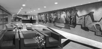 Quem sabe o nome do autor do painel no hospital de Niemeyer?