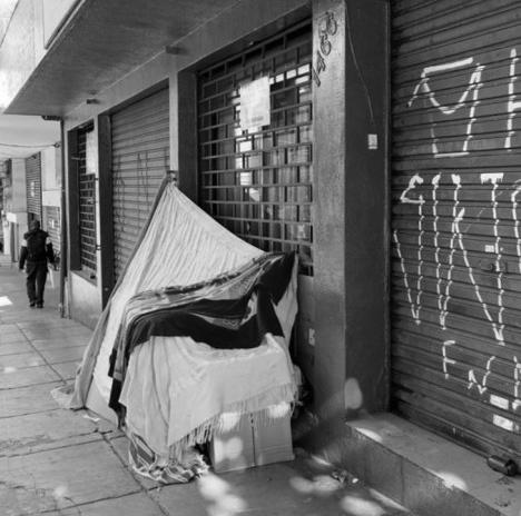 Abrigo de sem teto em São PauloFoto Abilio Guerra