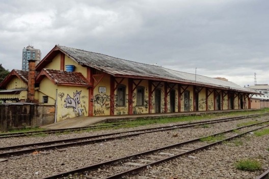 Estação ferroviária na área central de Erechim<br />Foto Matheus Rigon 