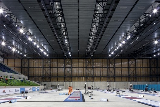Arena da Juventude, Parque Olímpico de Deodoro, Rio de Janeiro, RJ, Escritório Vigliecca & Associados<br />Foto Leonardo Finotti