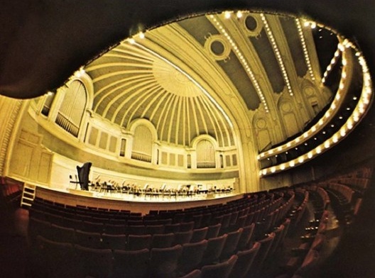 Iluminação na Orchestra Hall – Chicago, Illinois<br />Imagem divulgação 
