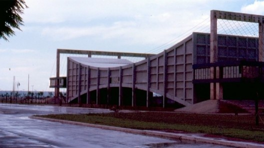 Centro de Convenções, Brasília, 1979. Arquiteto Sérgio Bernardes<br />Foto divulgação  [documentário <i>Bernardes</i>]
