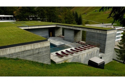 Termas de Vals, Vals, Suíça, 1996. Arquiteto Peter Zumthor<br />Foto Mariano Mantel  [Flickr/ Creative Commons]