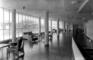 Vista do foyer superior [Rino Levi, arquitetura e cidade]