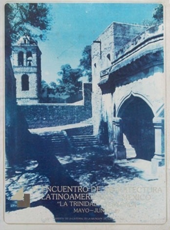 Cartaz do IV Seminário de Arquitetura Latino-americana – na época chamado de encontro – realizado em Tlaxcala, México, em 1989<br />Foto Gisela Barcellos de Souza 