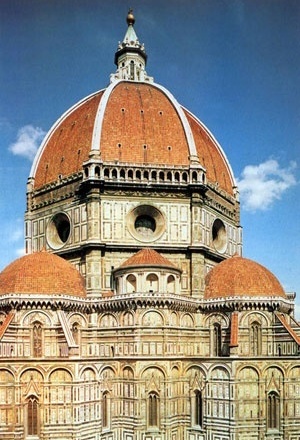 Catedral de Santa Maria del Fiore, Firenzi, Itália. Filippo Brunelleschi, 1438<br />Foto Abilio Guerra 