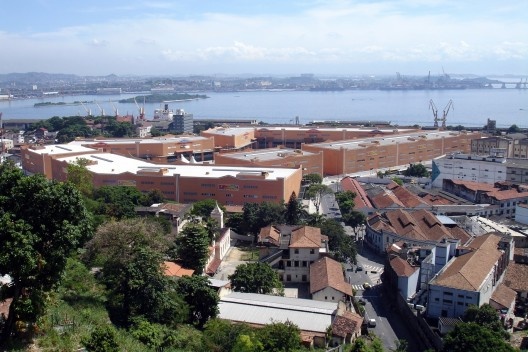 Vista da Cidade do Samba, Gamboa<br />Foto Maurício Hora 
