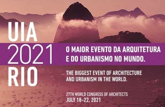 Cartaz de divulgação do evento UIA2021RIO