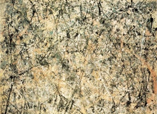 “Number One”, 1948, obra em “action painting” do pintor Jackson Pollock [http://www.terraingallery.org]
