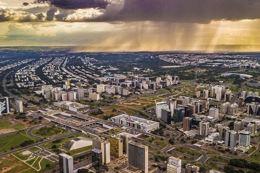 Vista aérea da cidade de Brasília<br />Jornal de Brasília 
