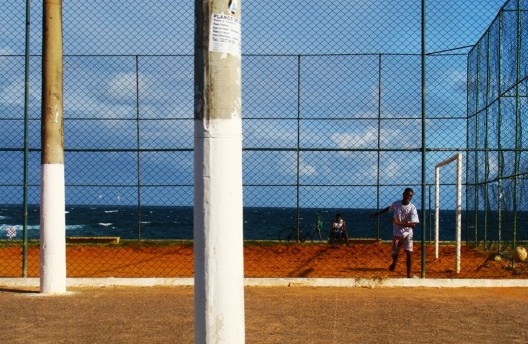 Bairro do Rio Vermelho, quadra de esporte, Salvador<br />Foto Márcio Correia Campos 