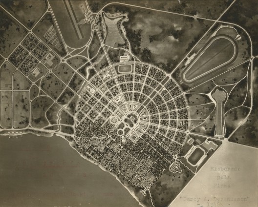 Maquete do plano urbanístico para Boa Vista, 1946, do engenheiro civil Darcy Aleixo Derenusson<br />Foto divulgação  [Acervo da família Derenusson]