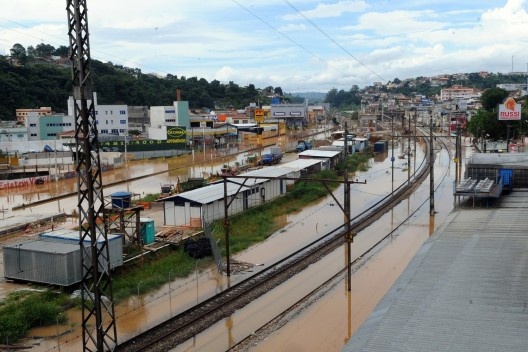 Enchente no município de Franco da Rocha, 2011<br />Foto Wilson Dias  [Agência Brasil]