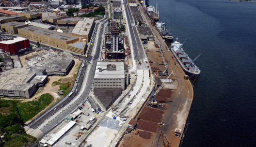 Via Binário do Porto, em construção [portomaravilha.com.br]