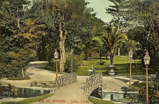Jardim público, Rio de Janeiro<br />Cartão postal  [Belle Époque dos Jardins]