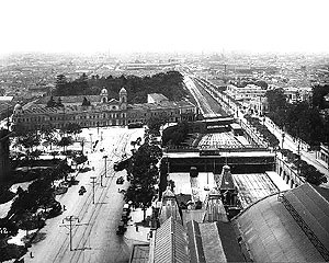 Estação da Luz e imediações, São Paulo, 1900 [Acervo RFFSA]