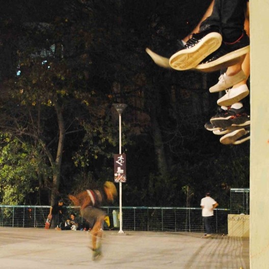 Skatista na Praça Roosevelt<br />Foto Felipe SS Rodrigues 